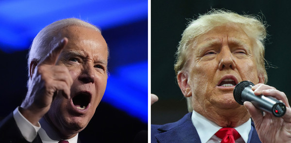 조바이든(왼쪽) 대통령과 도널드 트럼프 전 대통령. 연합뉴스