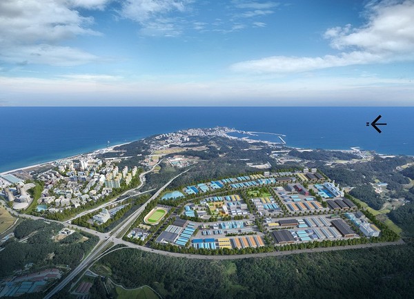 울진 원자력 수소 국가산업단지 조성 조감도. 울진군 제공