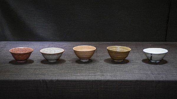  왼쪽부터 동상-박보성, 금상 이종민, 대상 김경수, 은상 오정택, 동상 홍진석 작가 작품. 문경시 제공