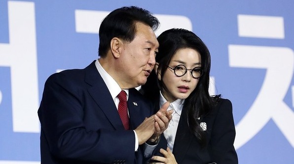 윤석열 대통령과 부인 김건희 여사. 연합뉴스