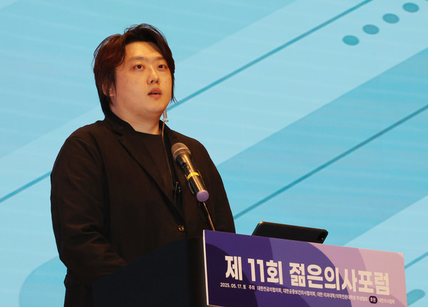 박단 대한전공의협의회 비상대책위원장. 연합뉴스