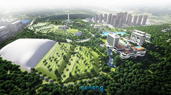 포항에코빌리지 통합형 조감도. 포항시 제공