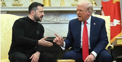 도널드 트럼프(오른쪽)와 젤렌스키. AFP 연합뉴스
