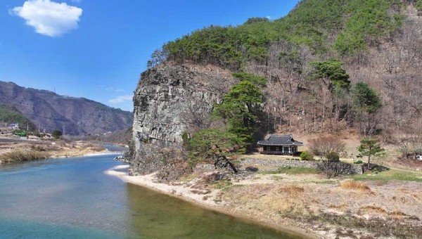고산정과 가송협 전경. 국가유산청 제공