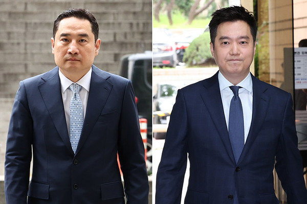 강용석과 김세의. 연합뉴스