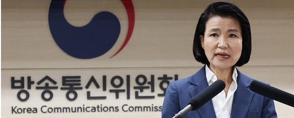 이진숙 방통위원장 . 연합뉴스