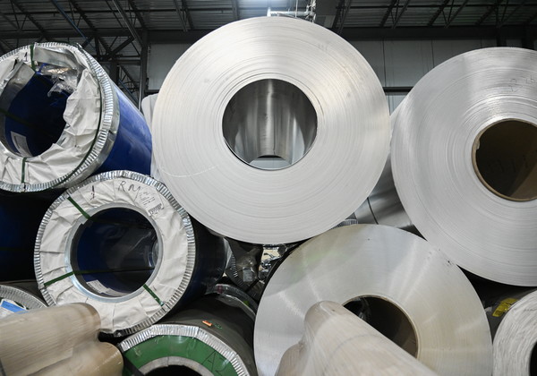 철강제품. EPA 연합뉴스