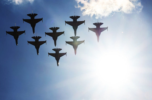 가을 하늘 수놓은 블랙이글스. 연합뉴스