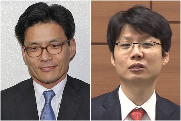 박철우 신임 서울중앙지검장(왼쪽)과 주민철 신임 대검 반부패부장. 연합뉴스