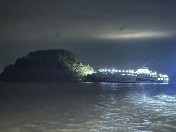 19일 오후 8시 17분께 전남 신안군 장산면 장산도 인근 해상에서 267명이 탄 여객선이 좌초됐다. 해경은 경비정을 급파해 승객들을 목포로 이송하고 있다. 연합뉴스