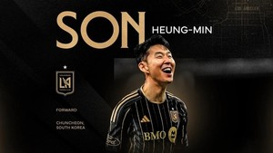 LAFC, <b>손흥민</b> 입단 공식발표…"쏘니 영입은 우리의 꿈이었다"