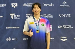 <b>이주호</b>, 쇼트코스 <b>배영</b> 200m 1년 만에 한국 신기록··· 호주대회 <b>우승</b>